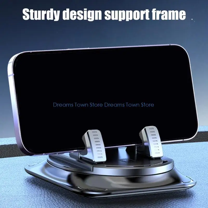 HX6A Auto Dashboard Holder Stand With Parking Number Plate Shockproof Stable Grip Technology Easy Installation