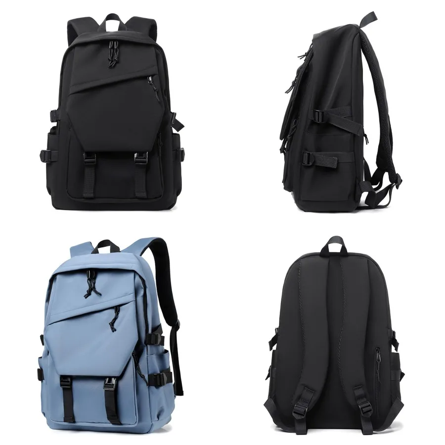 【New style】- schoolbag for junior high school boys New high school college students female large-capacity computer backpack Cas