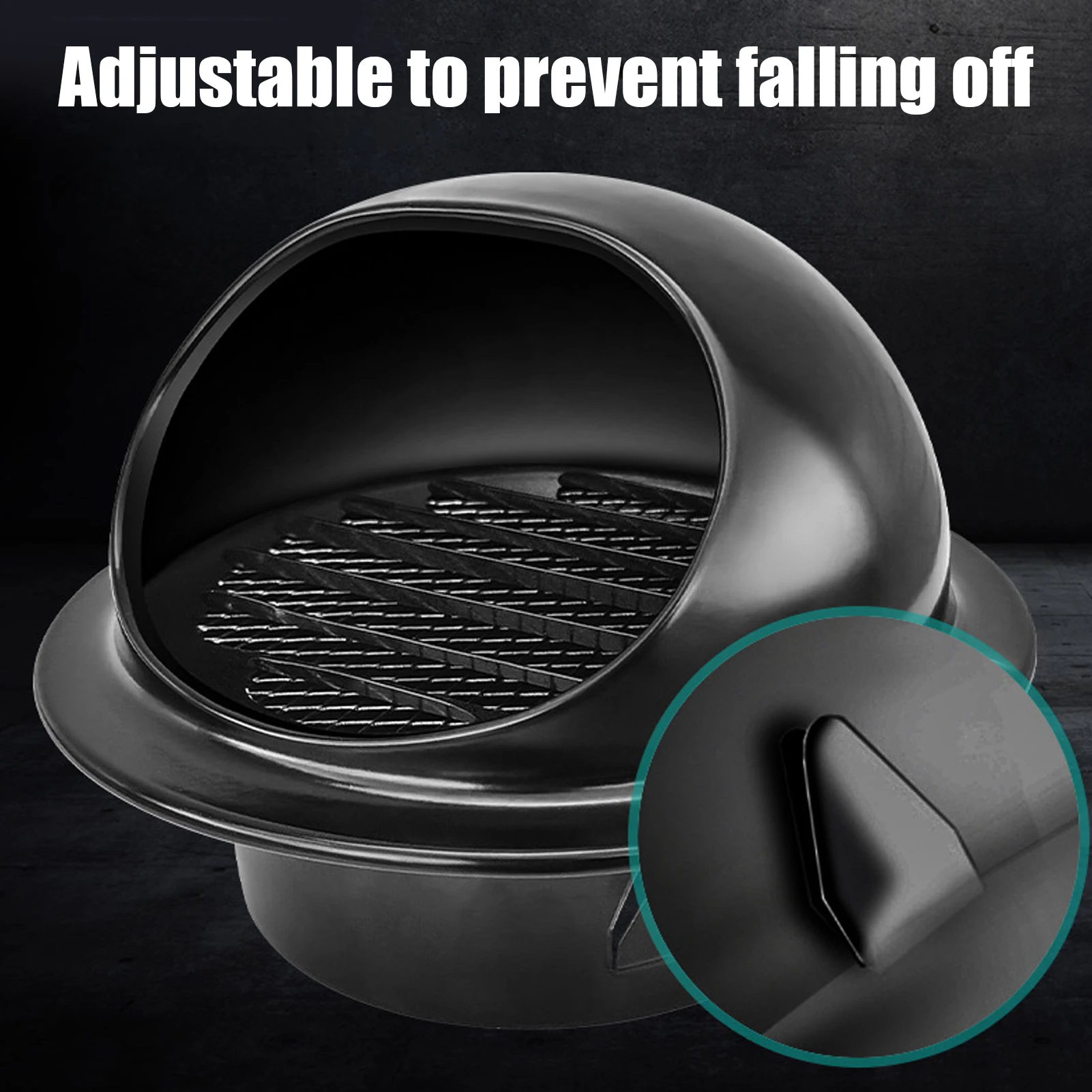 Soffit Vents 건조 공간 야외 거실 욕실 창고 용 메쉬 파이프 커넥터가있는 100/150mm 원형 환기 그릴