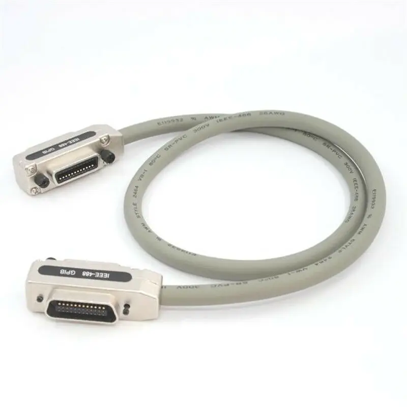 GPIB for cable Designed per for ieee 488 Standard with Metal-Covered Interfaces for Compatibility with SCPI-Compatible Devices