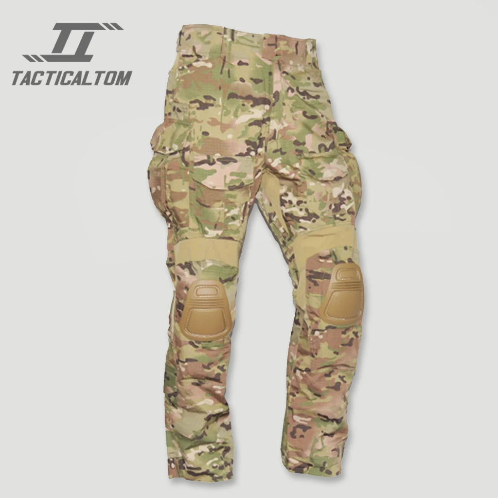 Tuta tattica da rana mimetica tattica Tom Gen3 MC, set da allenamento per sport all'aria aperta, tuta da caccia G3, maniche lunghe + pantaloni