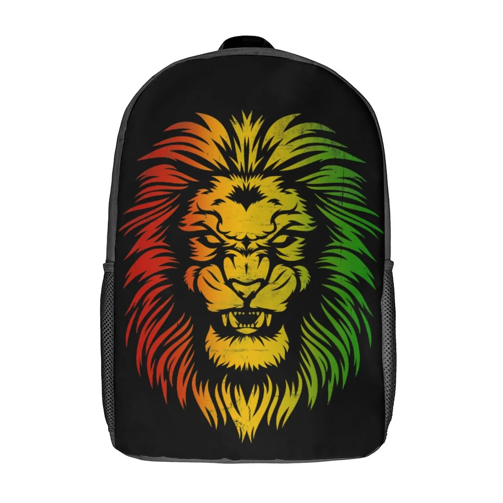 Lion Plecak szkolny dla mężczyzn Kobiety Cool Jamaica Reggae Rasta Lion Sunglass Bookbag Teens Boys Girls Casual Daypack School Bags