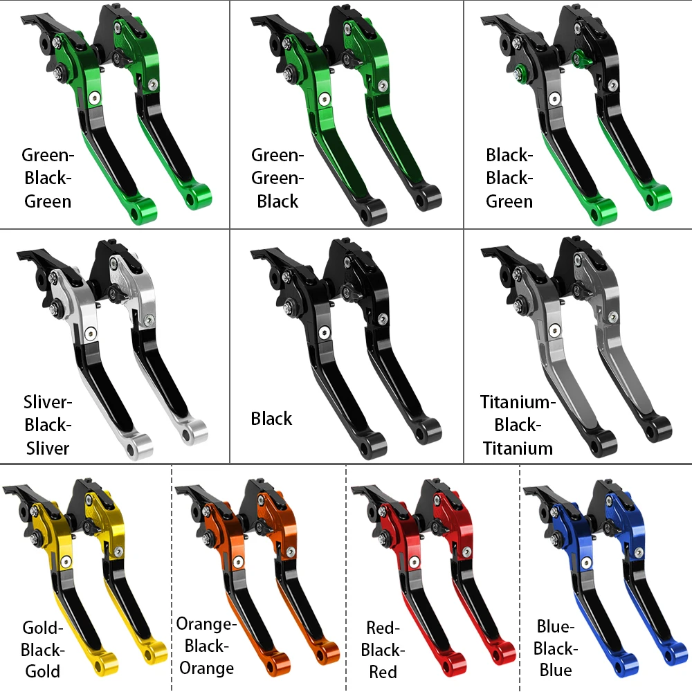Motorcycle Hand Control Parts CNC Foldable 6 Position Adjustable Brake Clutch Levers For Kawasaki Z800 Z 800 E Z800E 2013 - 2019