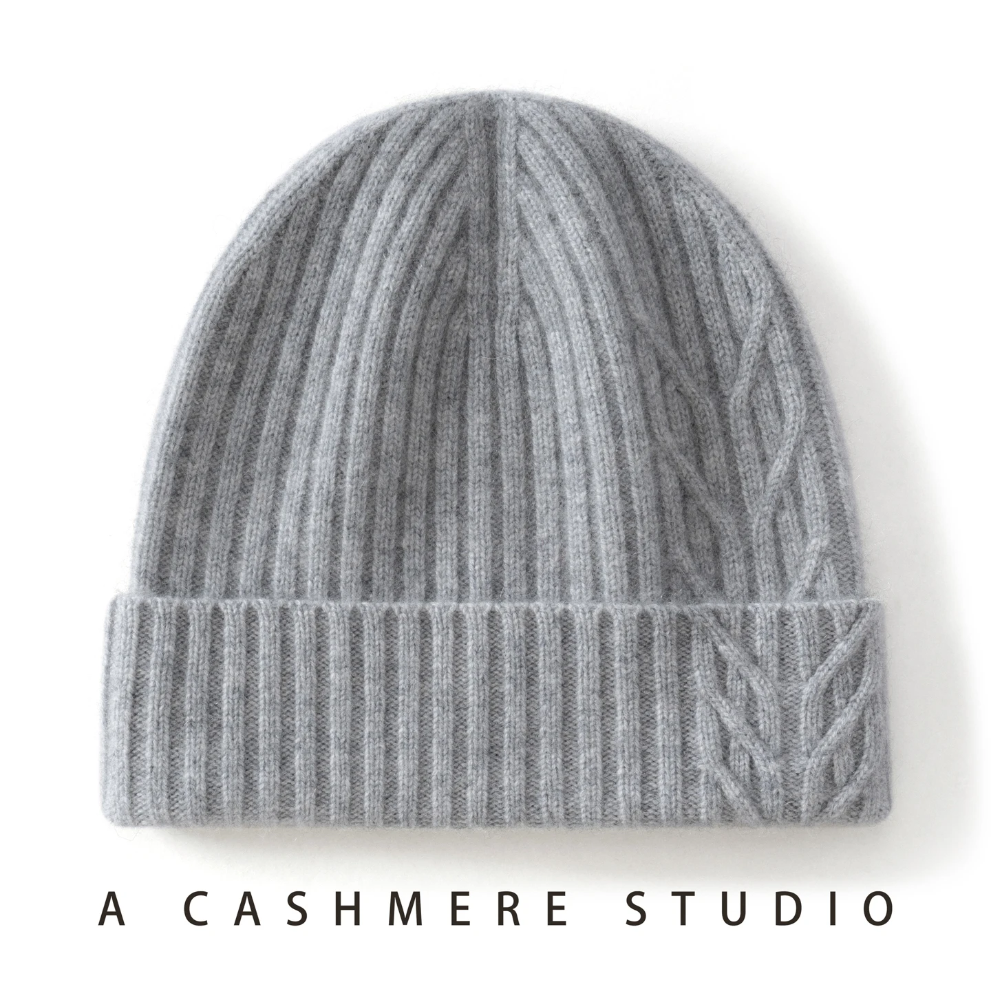 Hot Sale New Winter Women Hats 100% Cashmere Knitted Headgears Men Soft Warm Hat Fashion Casual Outdoor Unisex Cap 7 Colors