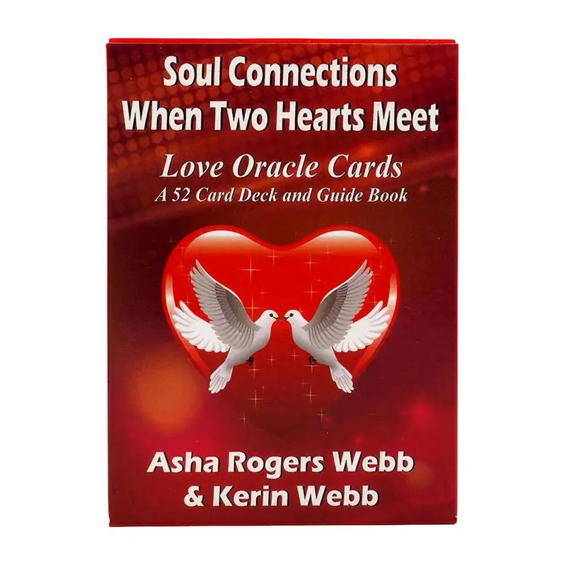 52pcs Tarot Decks S oul Connections When Two Hearts Meet English Version Fate Divination Party Playing Game Tarot Decks