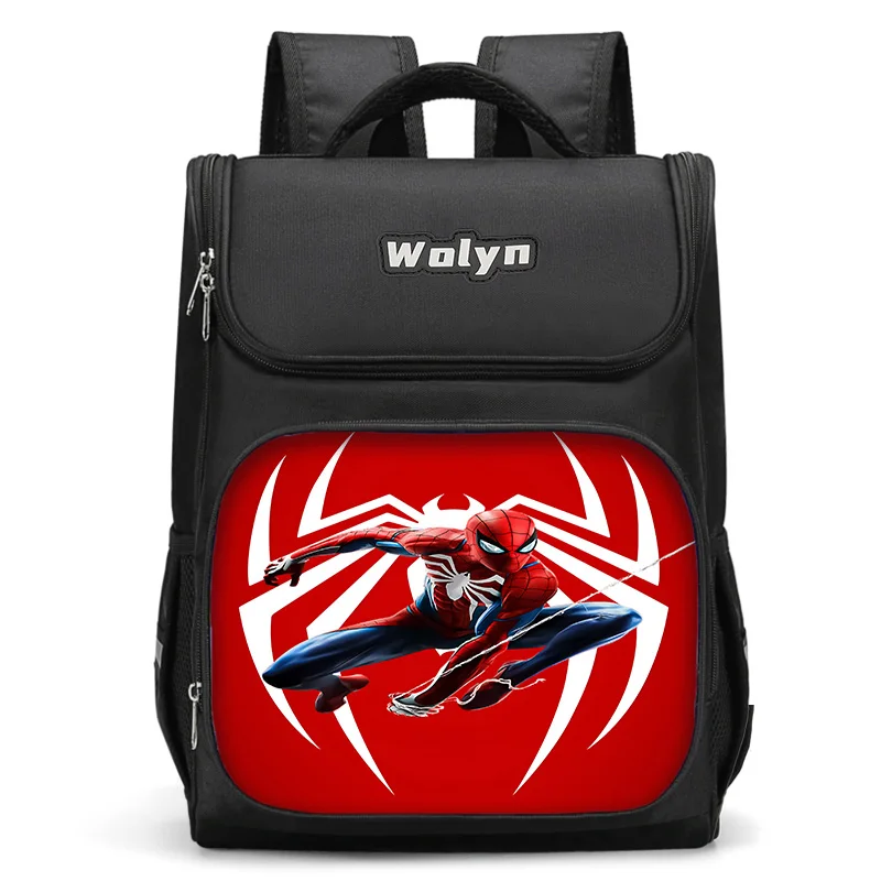 Spiders-Man Marvels mochila grande para niño y niña, Bolsa Escolar para hombres y mujeres, mochila de viaje duradera y multicompartimentos