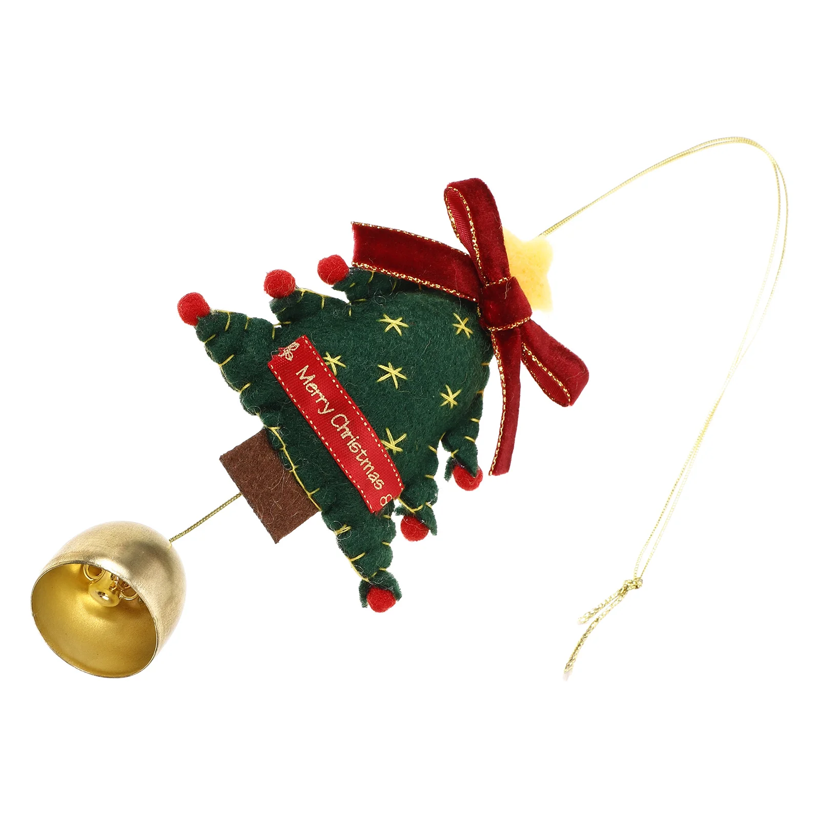 

Handmade Wool Felt Christmas Tree Ornament Soft Comfortable Xmas Hanging Decor Car Decoration Festive Party Supply