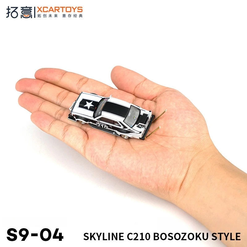 

XCARTOYS 1/64 SKYLINE C210 BOSOZOKU Rampage Car Alloy Motor Vehicle Diecast Metal Model Kids Gift Toys for Boys Home Decoration