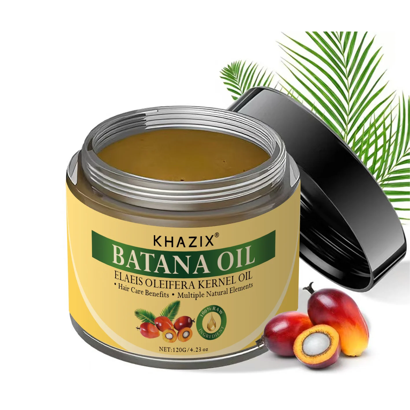 

Маска для волос Batana Oil, содержащая глицерином и пальмовым маслом, натуральная эссенция для ухода за волосами Batana, глубоко увлажняющая маска для волос, чистая ба