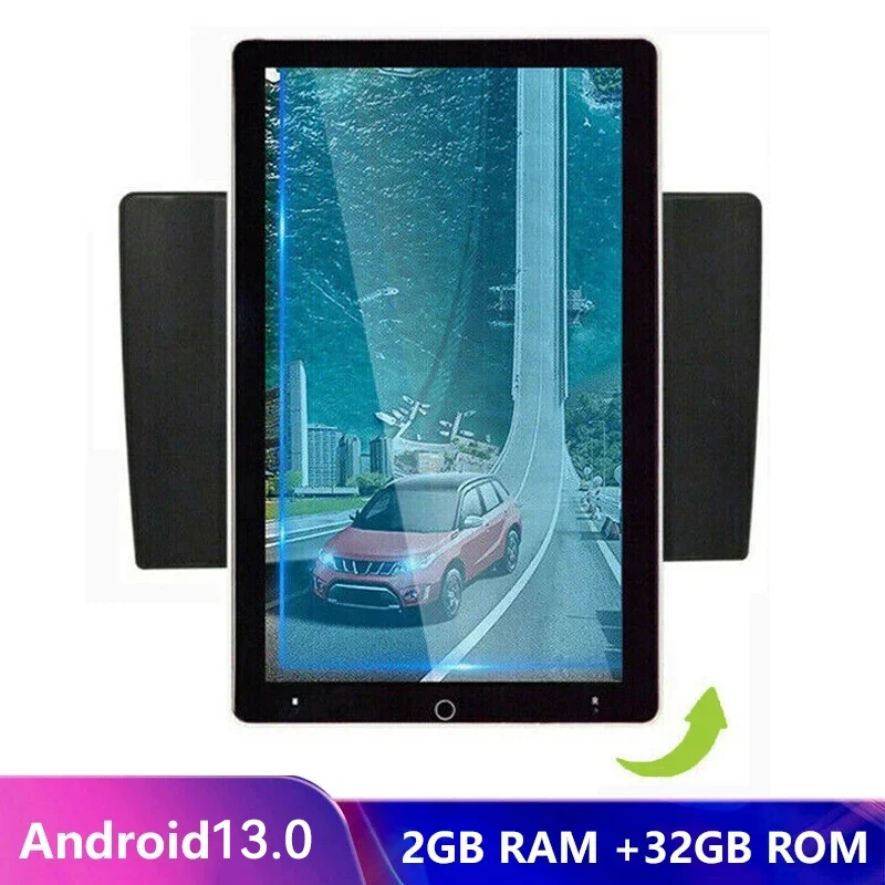 

2Din Android 13 car player navigation video multimedia 10.1" For Tesla Style Vertical rotating Screen Universal 2+32GB WIFI BT