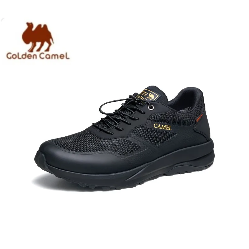 GOLDEN CAMEL Men's Shoes Stitching Waterproof Breathable Lightweight Urban Sports Casual Shoes for Men with Shock Cushioning