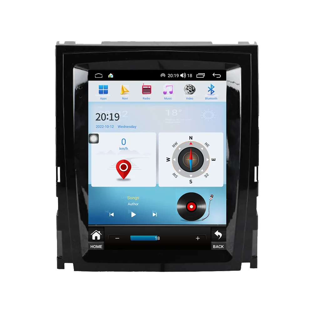 9.7 Inch Carplay for Escalade 2007-2012 Navigation Head Unit Multimedia Player Touch Screen Auto Wireless Car Radio