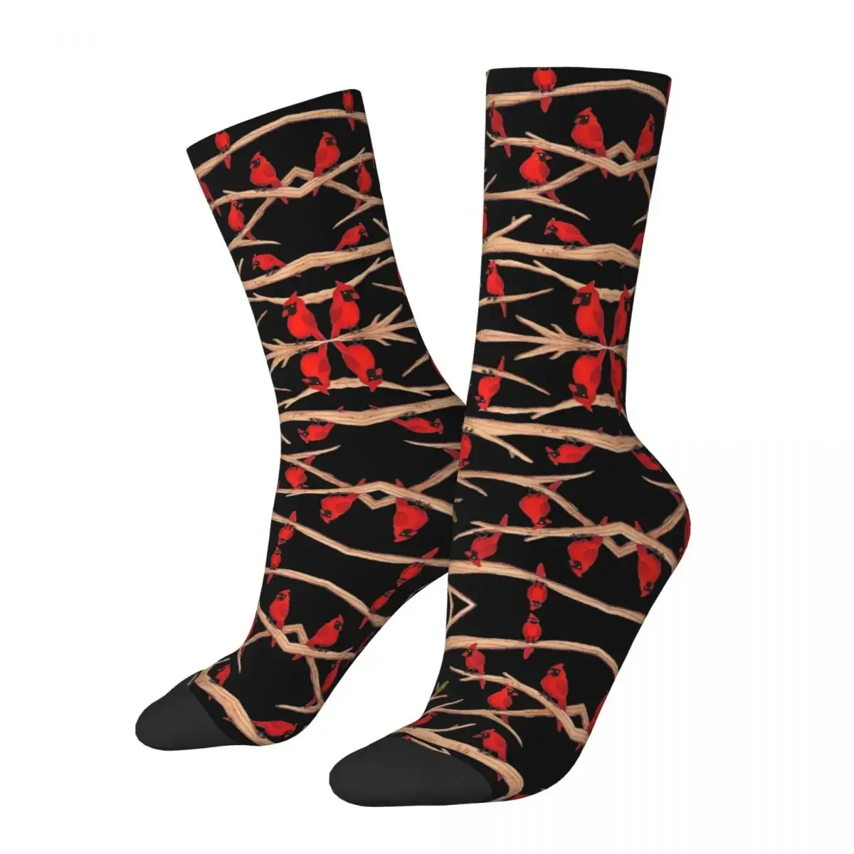 Cardinals Socks Harajuku Sweat Absorbing Stockings All Season Long Socks Accessories for Man's Woman's Gifts