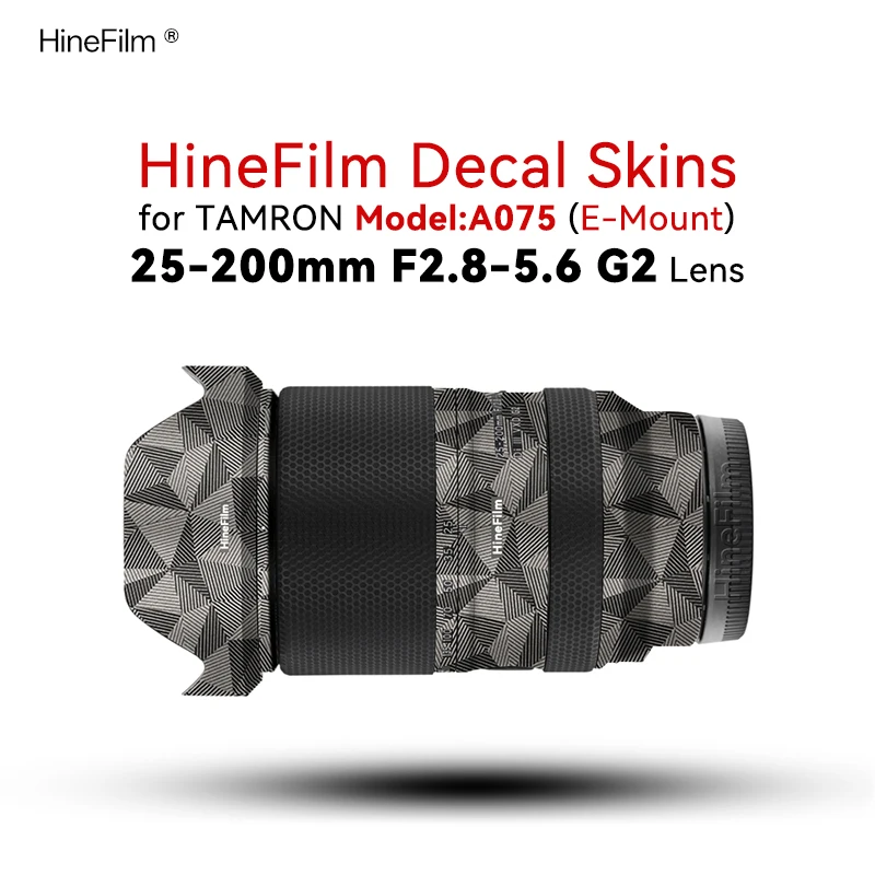 

Customized Skin for Tamron 25-200 Sony Mount Lens Wrap Cover For Tamron 25-200mm F/2.8-5.6 G2 Lens Decal Skin 25200 Sticker