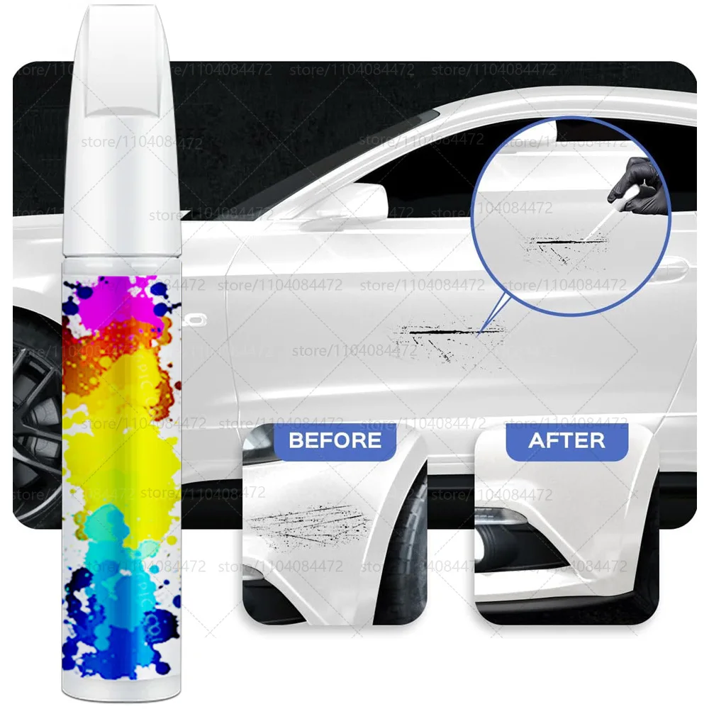 قلم إصلاح طلاء السيارات لـ 2018-2025 كاديلاك XT4 ملحقات إصلاح الخدش 4 قطعة أبيض G1W أسود GB8 أزرق GTR GLU أحمر GNT