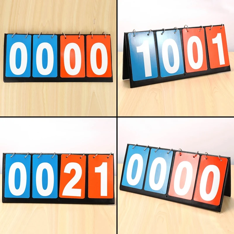 4 Digit Score Board Basketball Soccer Scoreboard For Basketball Football Badminton Volleyball Table Tennis