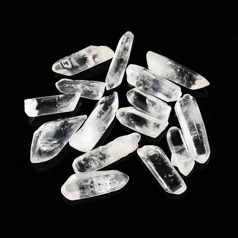 50/100g Natural Crystal Points Crystal Wand Clear Crystals Column Healing Stone Hexagonal Prisms Healing Stone Home Decor Gifts