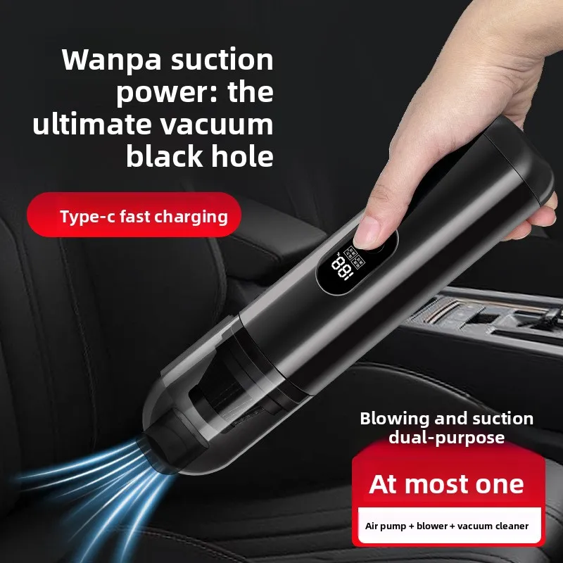 Portable Car Vacuum Cleaner Wireless Handheld Mini High Power for Auto Interior Cleaning