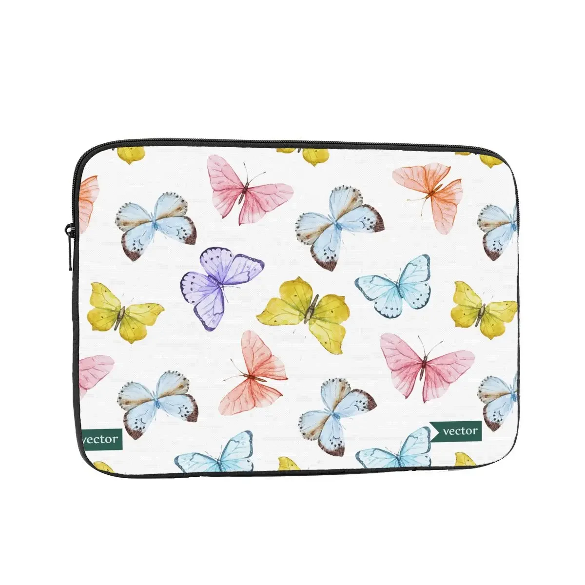 

Shockproof Case 12" 13" 15" 17" Pattern Laptop Sleeve Case Colorful Butterflies Notebook Bag Case