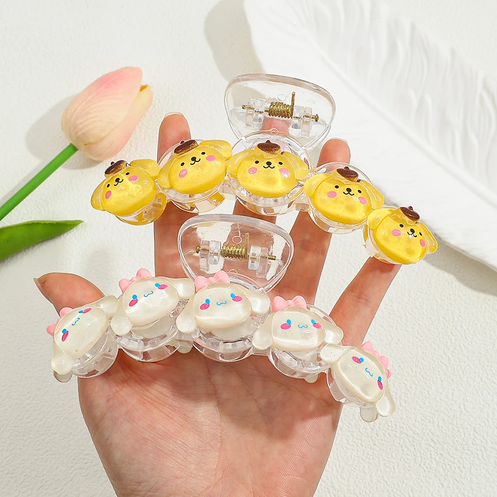 1 шт., милый коготь для волос Sanrio, многофункциональный аксессуар для волос, коготь для волос