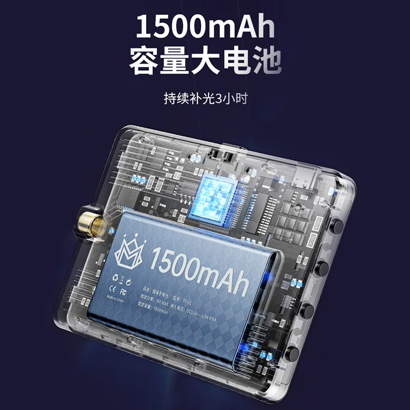 Fill Light Pocket 1500mAh RGB Full Color Mini Photography LED Light Outdoor Shooting Live Soft Light