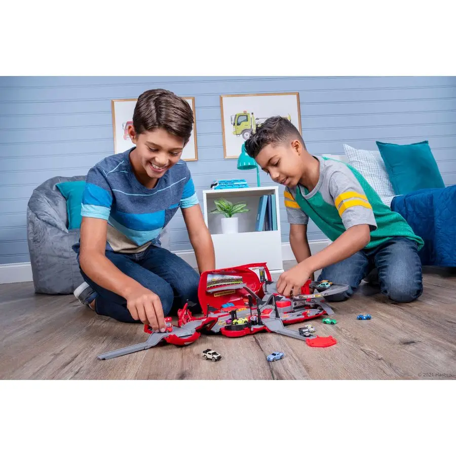 Machines Corvette Raceway Transforming Corvette into Raceway Playset Toy Cars for Kids and Collectors Collect Them All Amazon Ex