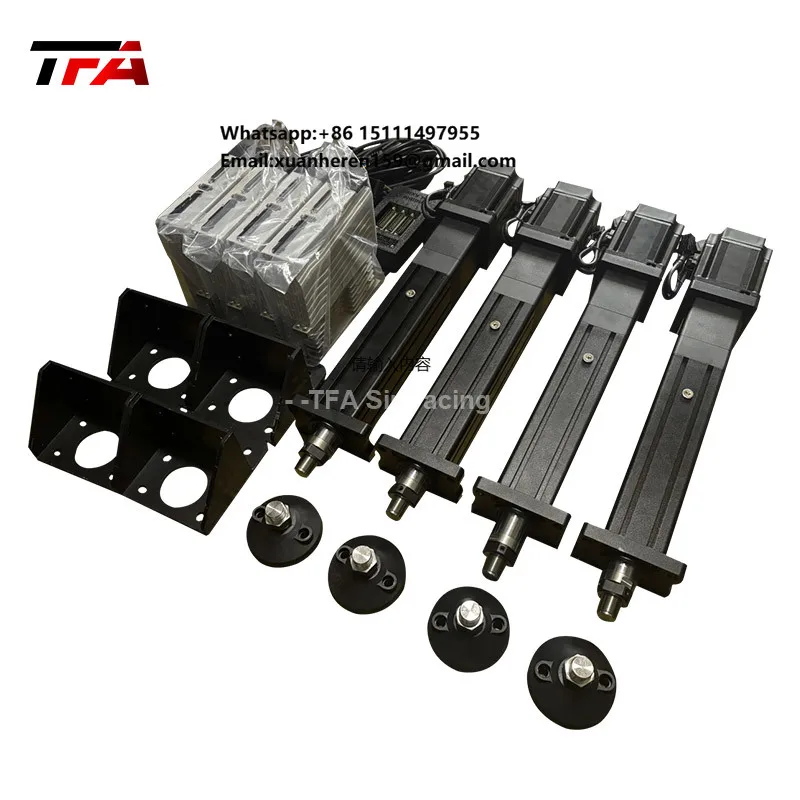 Low Price High Precision Stroke 58mm /100mm/150mm 4 Dof Electric Cylinder Platform Linear Actuator for Race Simulator