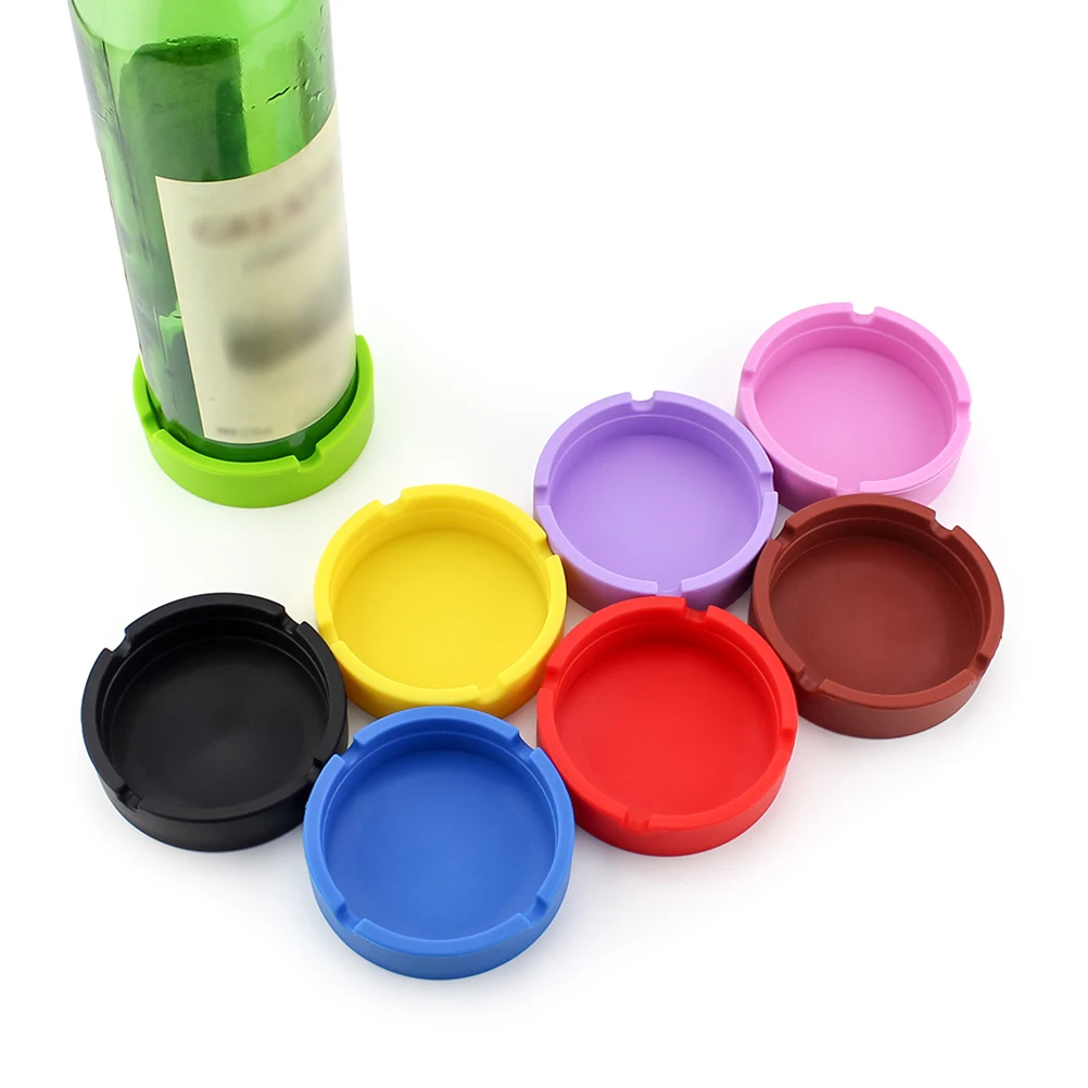 

2pcs Silicone Mat Non Slip Coaster for Beer Bottle Mat Beer Protective Home Bar Organzier Easy Clean Tear Down