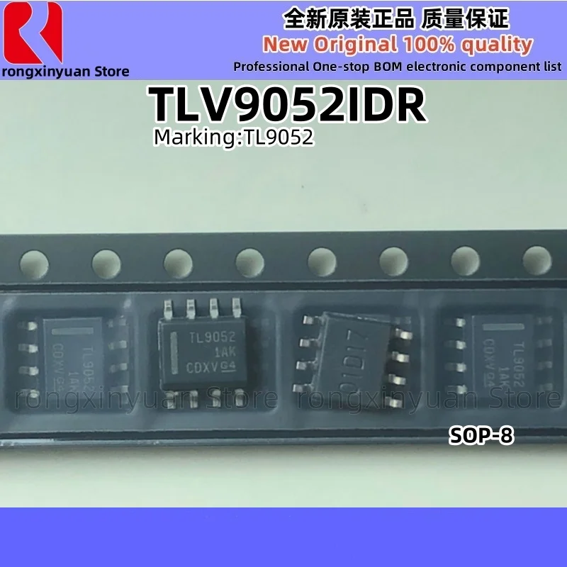 10 pièces TLV9052IDR TL9052 TLV9052 TLV6002IDR V6002 TLV6002 TL5001CDR 5001C TL5001C SN65HVD230DR VP230 SN65HVD230 SOP-8 100% nouveau