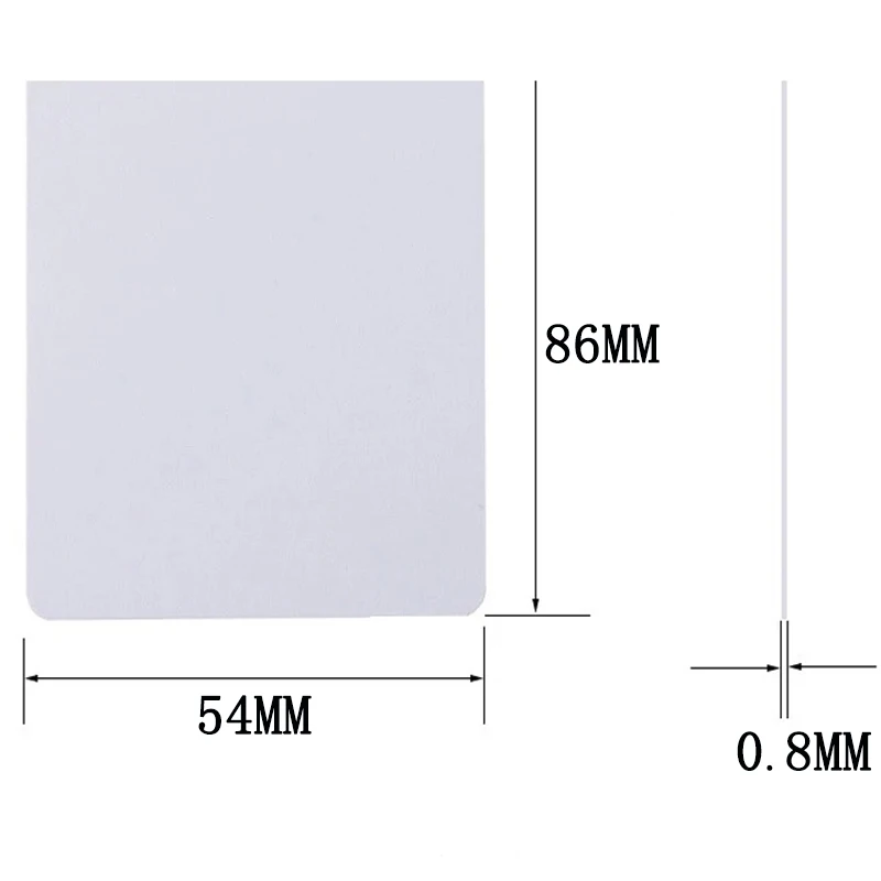 White Blank Inkjet Printable PVC Card Waterproof Plastic ID Card Business Card for Epson for Canon Inkjet Printer