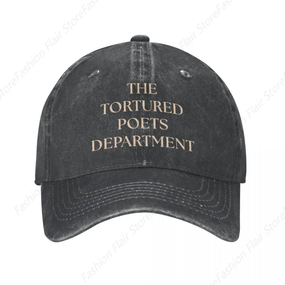 The Tortured Poets Department Ttpd Unisex Baseball Cap Distressed Denim Hats Cap Vintage Outdoor Running Golf Headwear