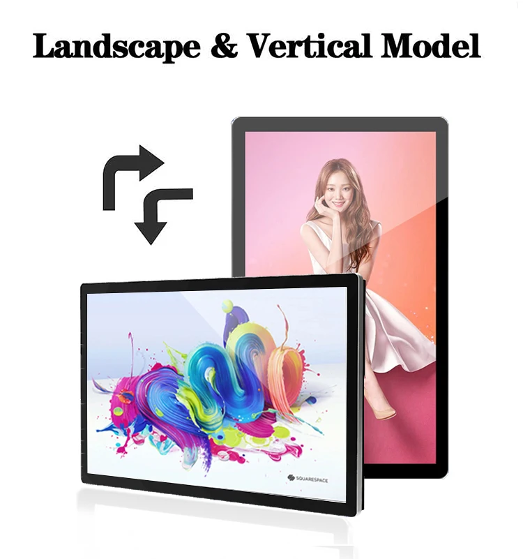 21 21.5 22 23 24 27 32 Inch Win10 Win11 Android 9 Android 11 Wall Mount Touchscreen  Touch Digital Screen