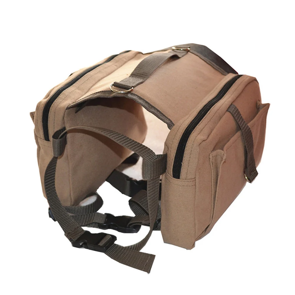 

Travel Backpack Large Adjustable Saddle Bag Outdoor Hiking Camping for Big Dogs Backpack for Pet