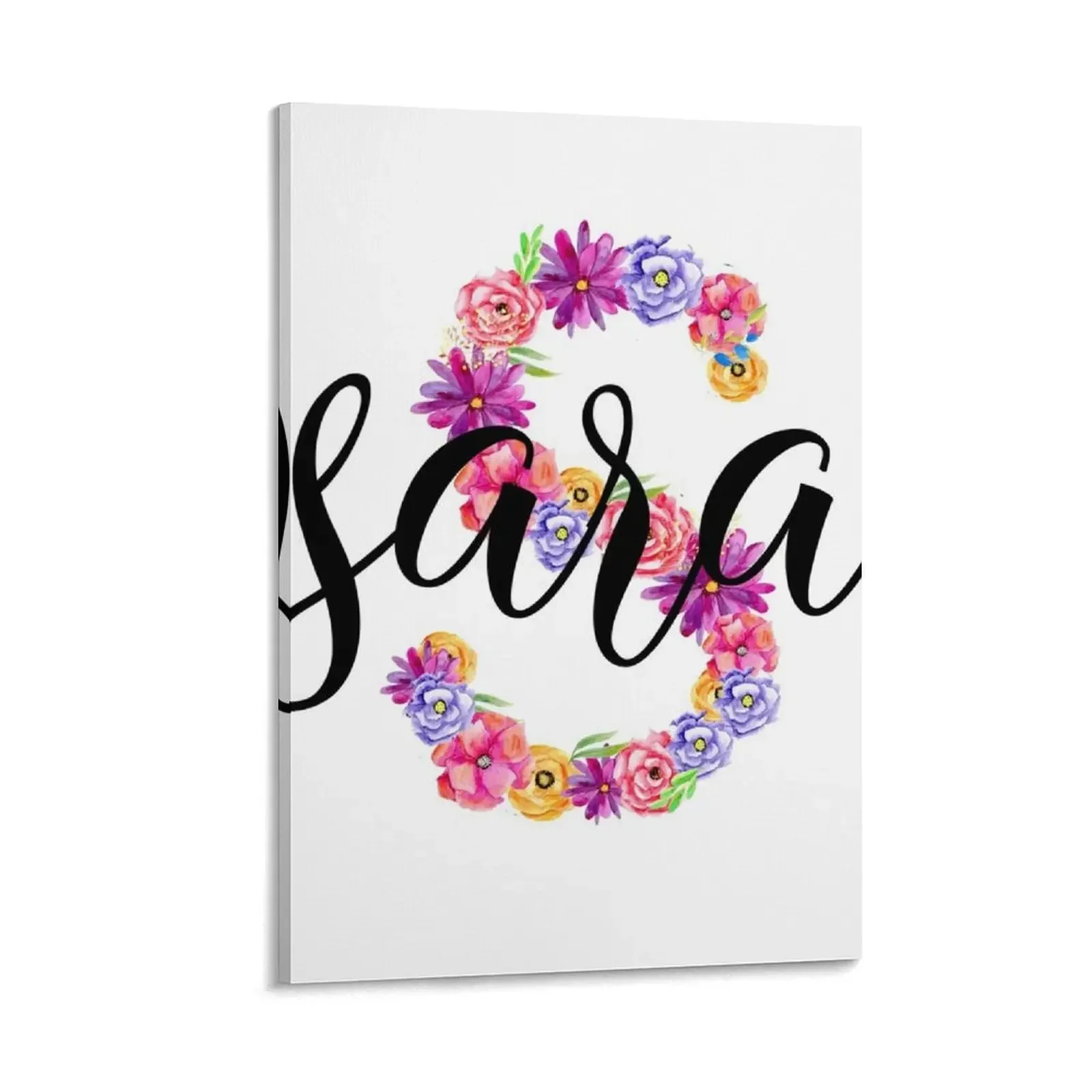

Sara Name +S Letter Canvas Painting aesthetic room decoration home decor interior anime figure
