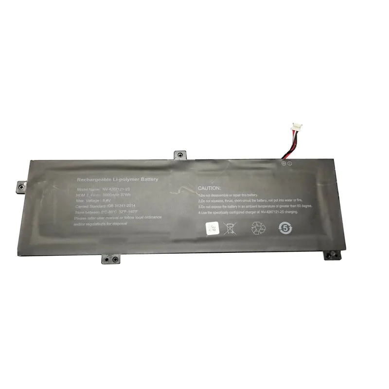Laptop Battery For GWTN156-11 NV-4267121-2S U3576127PV-2S1P 752-0478131-2S H-4886280P 4886280P 7.40V 5000MAH 37WH 5PIN 5Lines