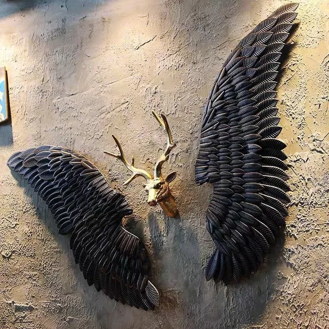 

Wall decorations, wrought iron decorations, Internet celebrity stores, angel wings, bars, coffee