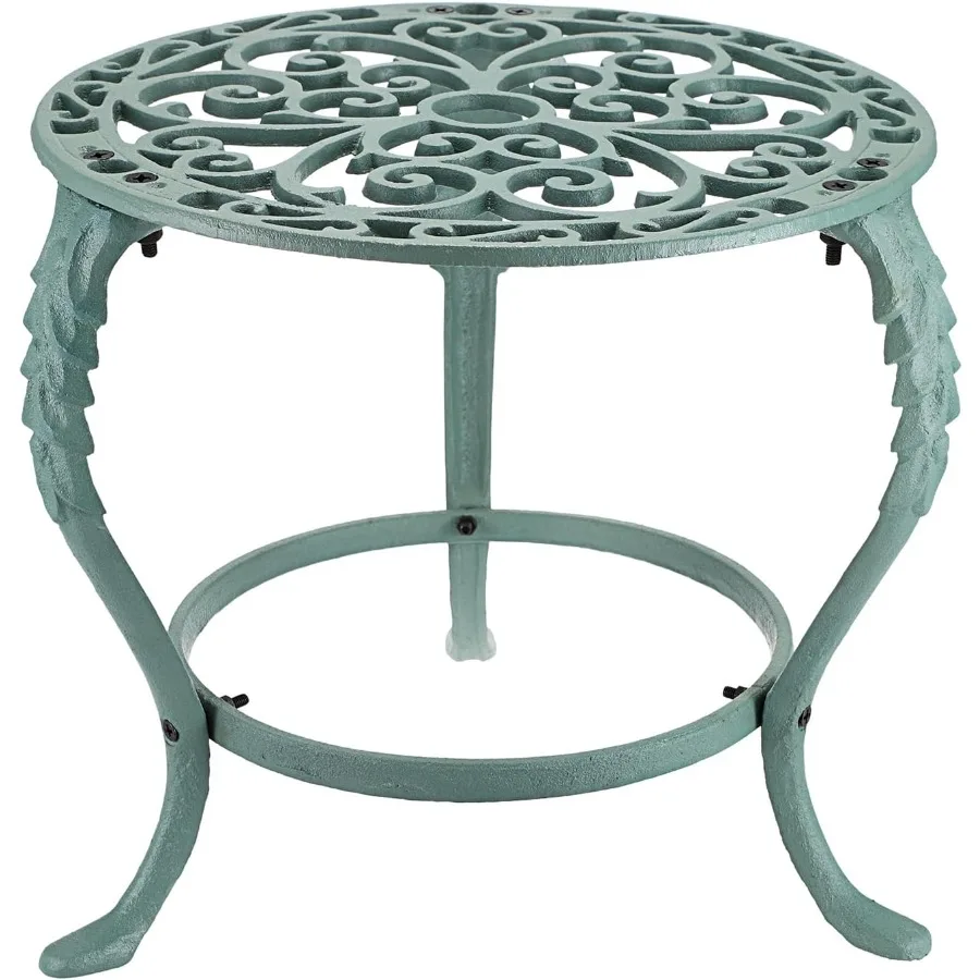 

Heavy Duty Cast Iron Plant Stand Vintage Wrought Iron Flower Pot Holder Indoor Outdoor Large Plant Stand for Home Garden
