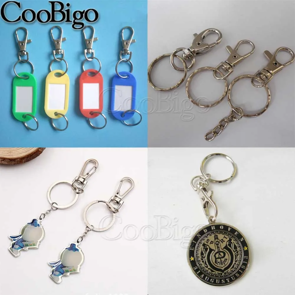 Metal Swivel Lobster Clasp Snap Clip Musketon Hook Carabiner for Keychain Key Fob Chain Ring Bag Hardware