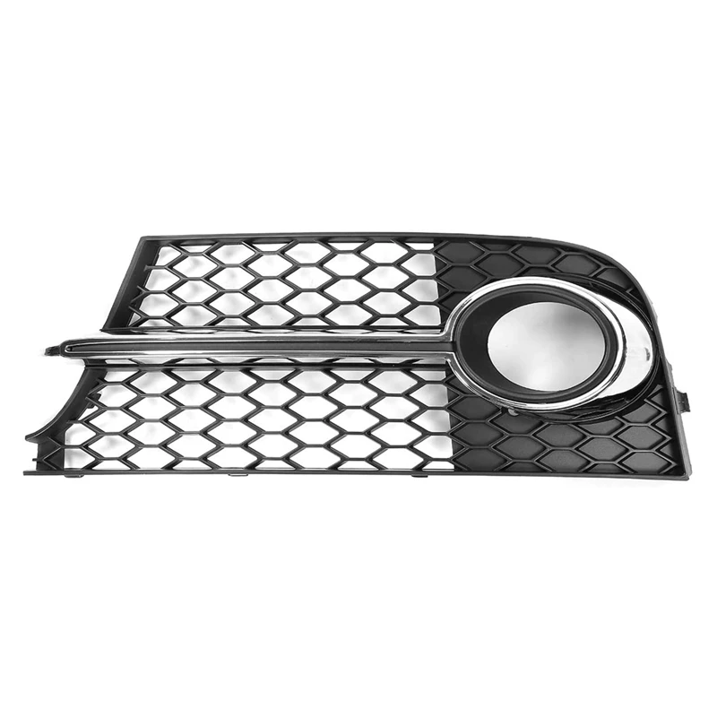 Car Front Bumper Fog Light Grilles Honeycomb Fog Lamp Cover For- TT MK2 S-LINE TTS 8J0807681KT94 8J0807682KT94