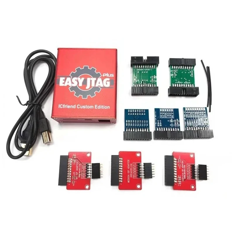 Easy Jtag Plus Box Z3x Red ICFRIEND Custom Edition Boot One Click Device EMMC Firmware Repair Data Recovery SPI Memory Program