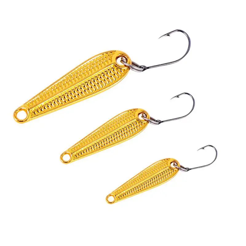 Spoon 043 Micro thornse 2.5-5g  Strengthen Single Hook Zinc alloy Metal Spoon Fishing Lures Trout