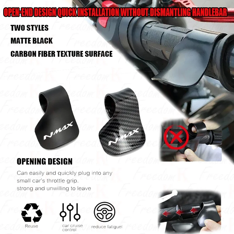 For  NMAX N-MAX 155 NMAX125 XMAX 300 400 125 150 Accessories Assistant Clip Labor Saver Accelerator Booster Handlebar Grip