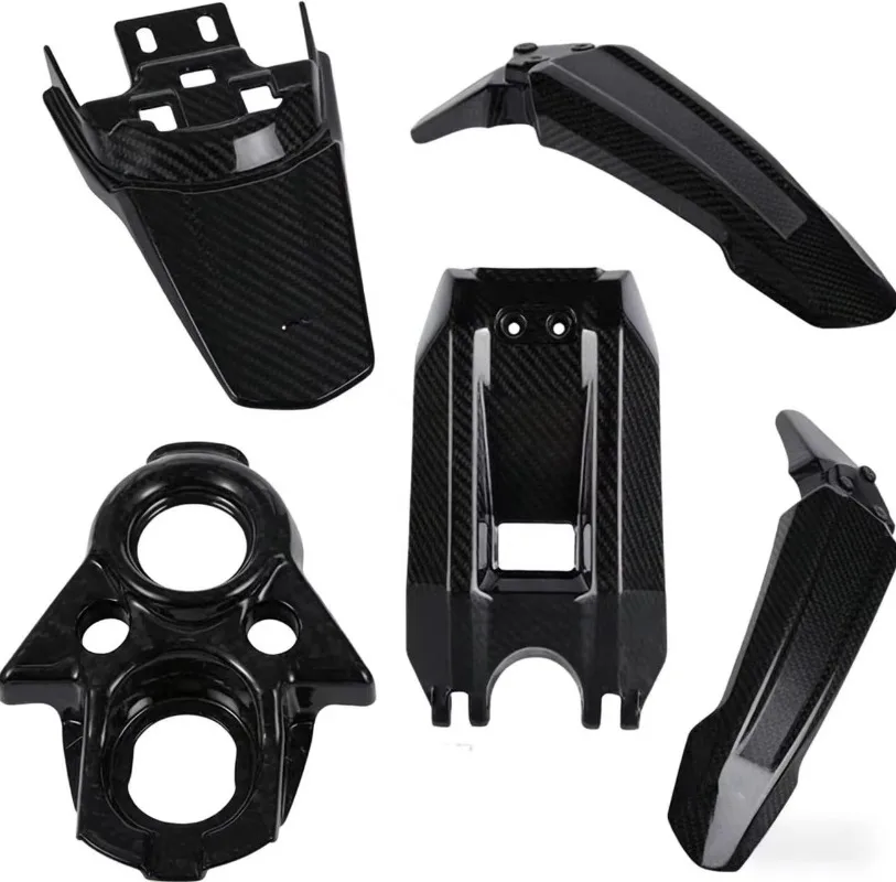 OEM/ODM Custom Surron Light Bee X Carbon Fiber Side Frame Covers Guard Body Fairing Shell Kit Wholesale Professional Factory