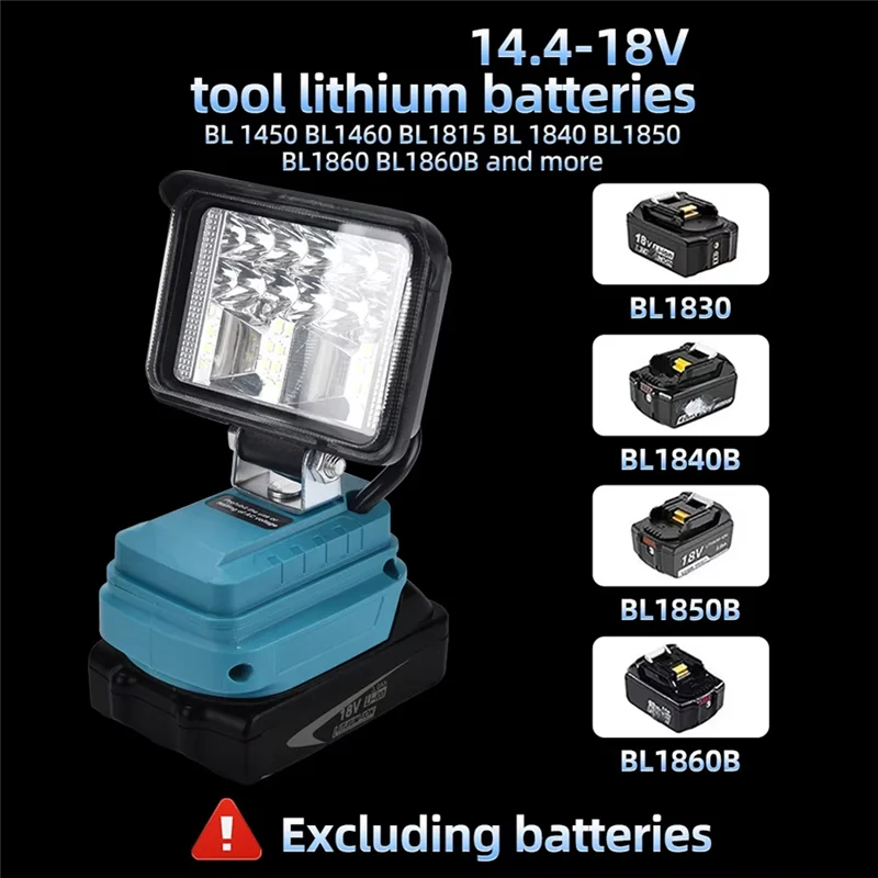 A07F-4 Inch Led Light Portable Spotlights Cordless Outdoor Work Fishing Handheld Emergency Tool Light