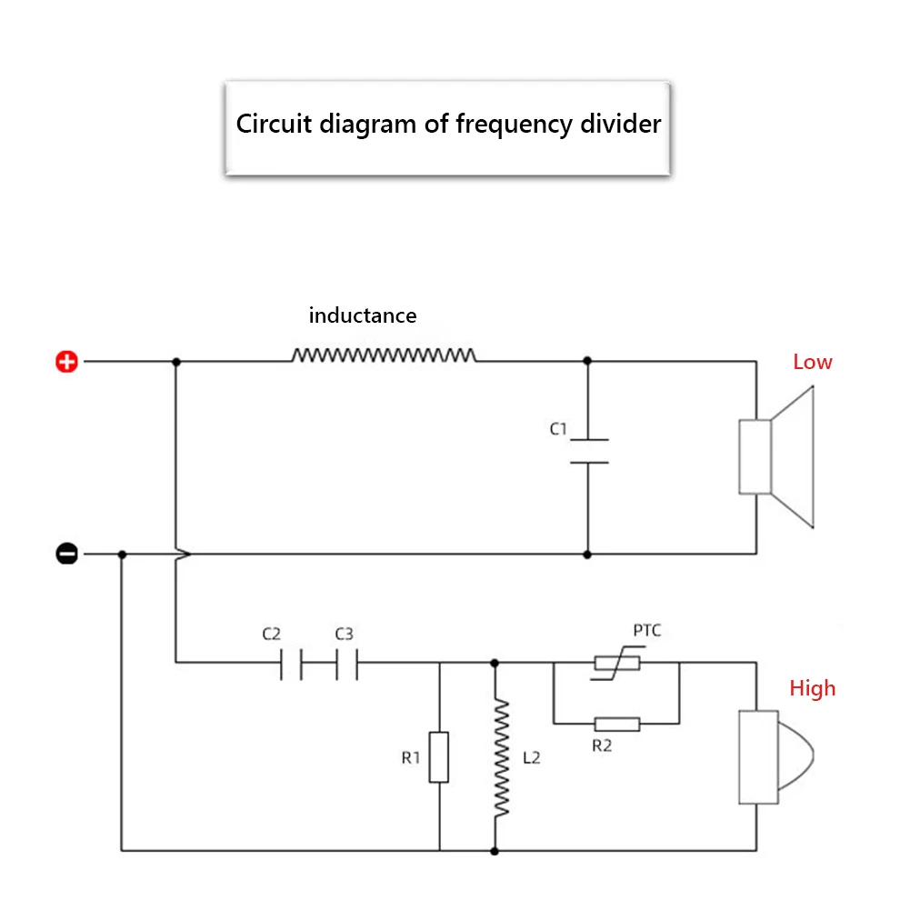 400W głośnik filtrujący dzielnik częstotliwości z potrójnym basem 2 sposoby głośnik Audio Crossover o dużej mocy 3200Hz dla głośnik sceniczny