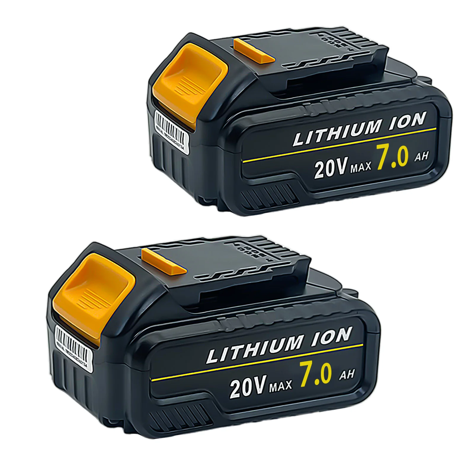 2 Pack DCB206 Batteries for Dewalt 20V Batteries for DCD/DCF/DCG for Dewalt 20 Volt Series Cordless Power Tools.