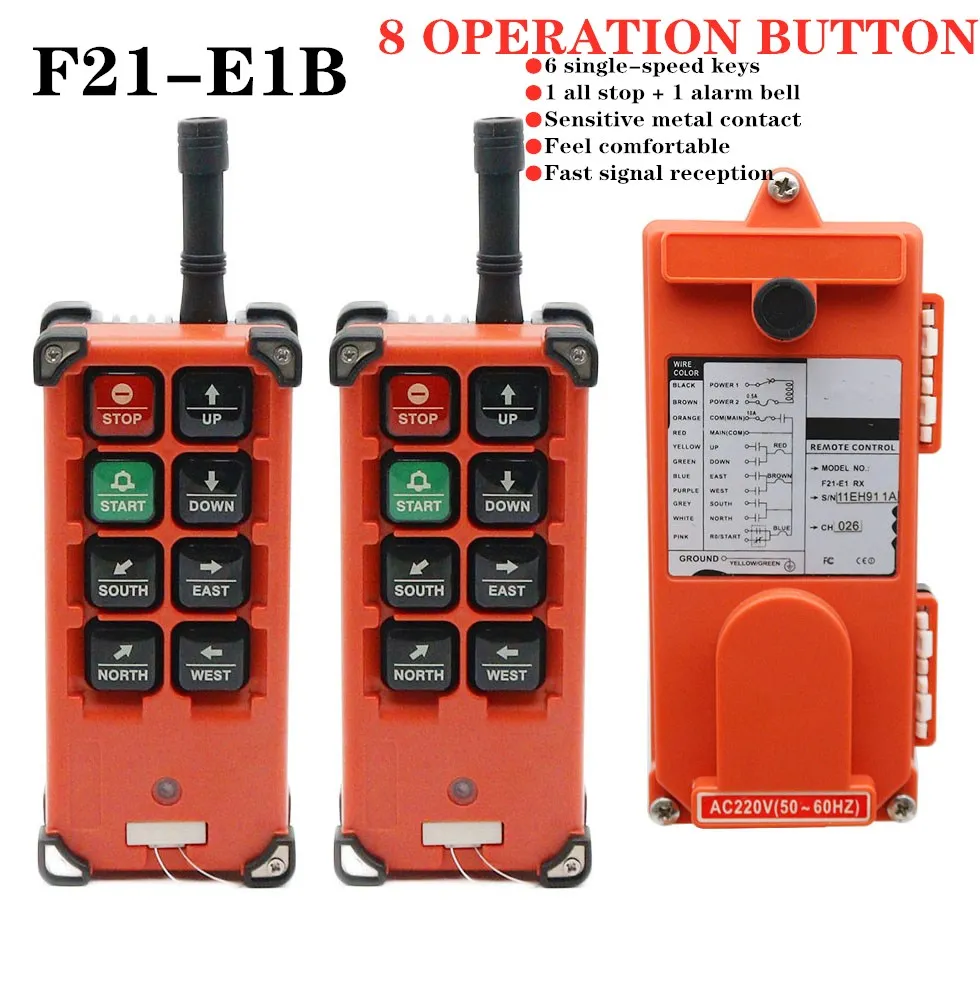 industrial guindaste radio controle remoto interruptores sem fio grua guindaste controle elevador guindaste para guindaste f21 e1b 220v 380v 12v24v220v 01