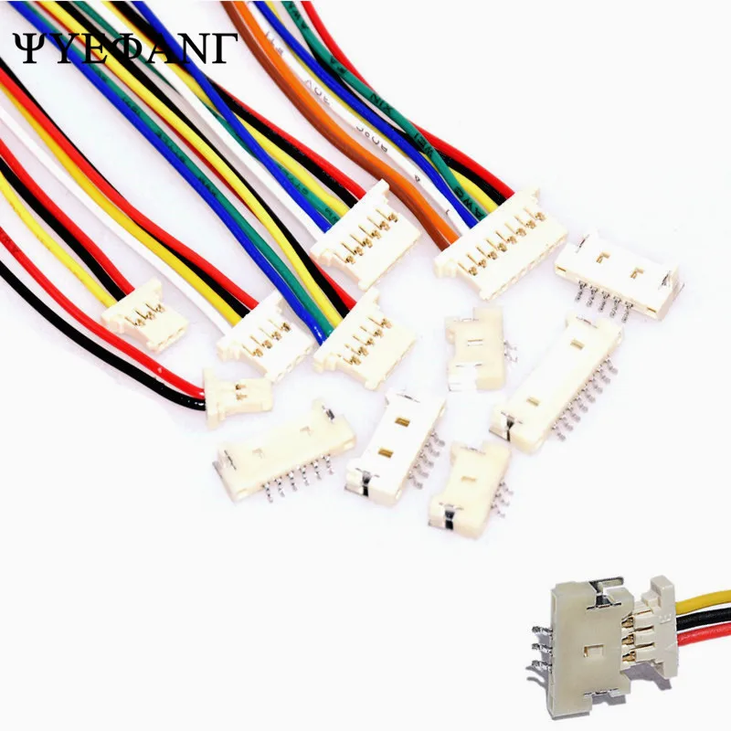 5 sztuk 51146 1.25mm ultracienki przewód terminalowy SMD pozioma obudowa uchwyt złącza kabla 2p 3p 4p 5p 6p MX1.25 15cm