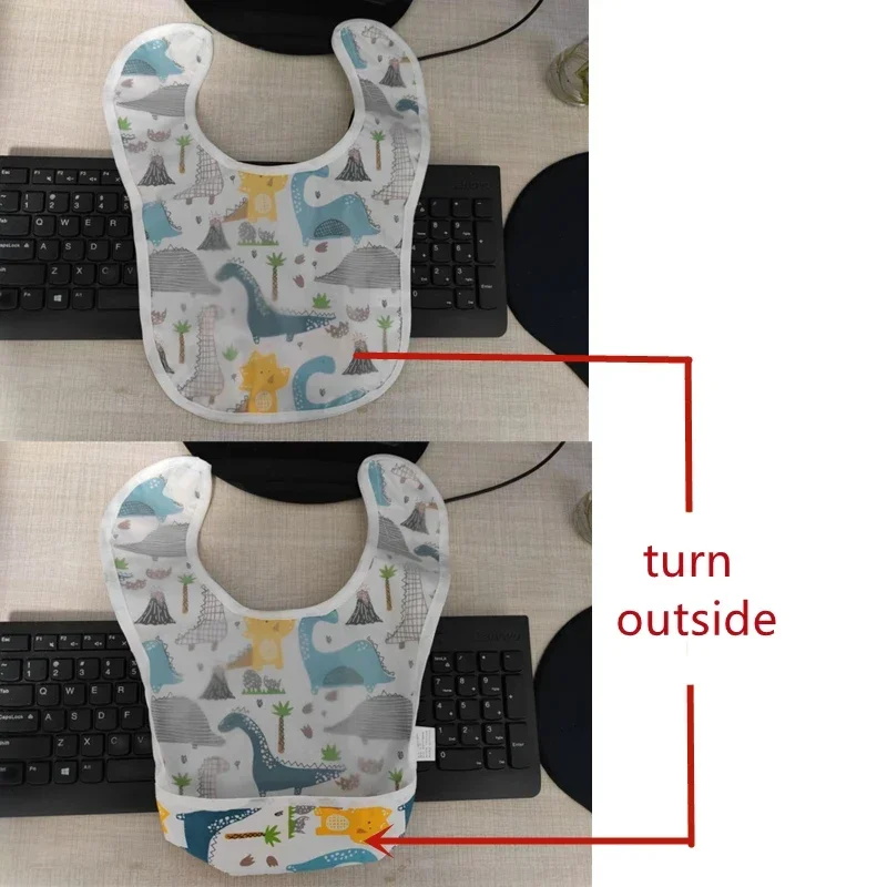 Baby Bibs Waterproof Feeding Bibs Unisex Fashion Bibs For Girls Boys Stain and Odor Resistant Fashion Infant Bib Children Apron