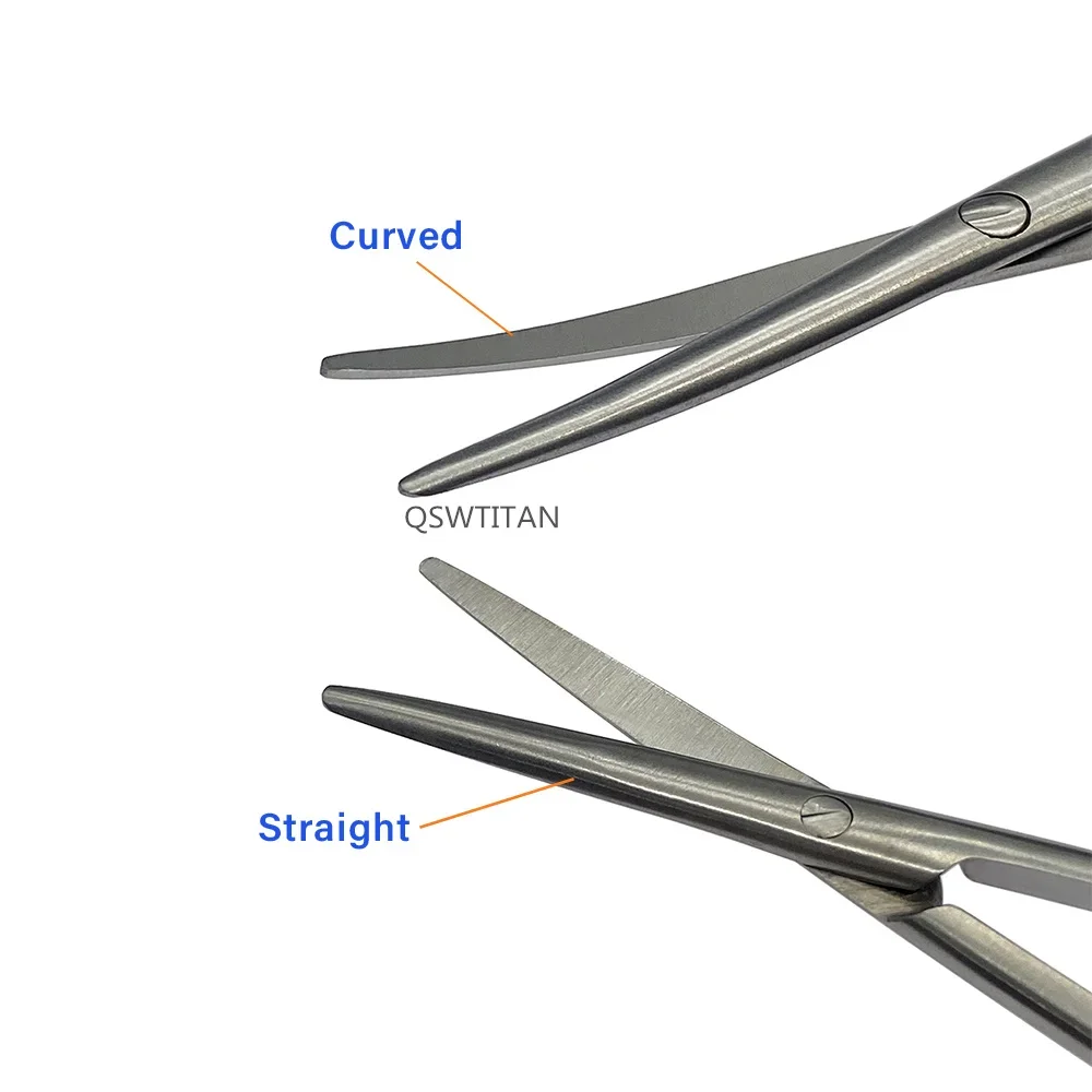 Surgical Blunt scissors Operating Nasal Department scissors 1 pc Stainless steel Veterinary Surgical Instruments